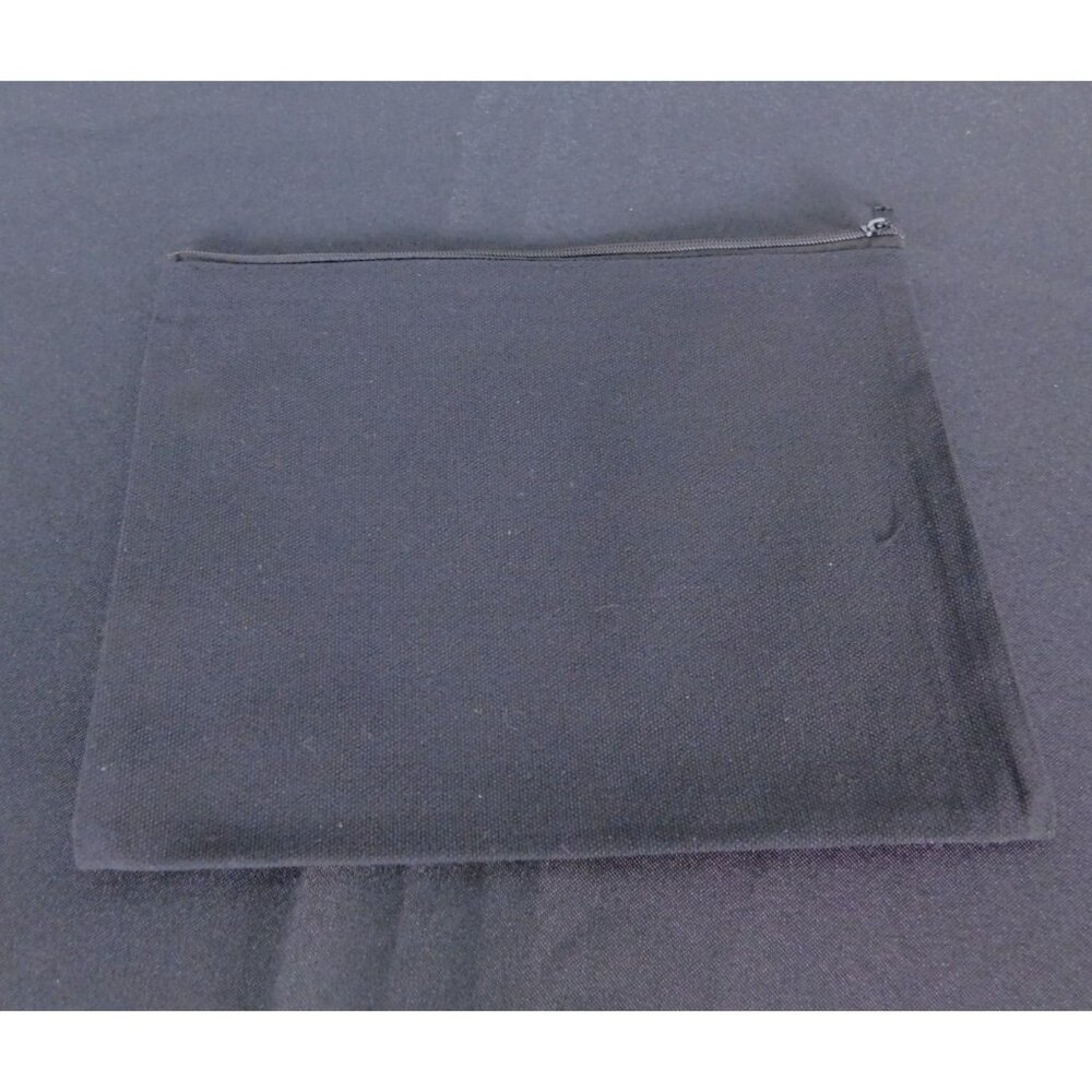 Black Canvas Zipper Pouch With The Art Of Chiromancy Design - Picture 5 of 8